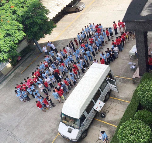 關(guān)愛員工身體健康----深聯(lián)PCB廠千余人免費體檢