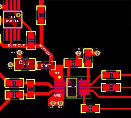 高精度ADC線路板布局與布線案例
